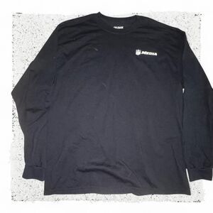 Nfl Men's Black and Navy T-shirt